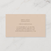 Clay Doll Maker Artist Bjd Ooak Visitekaartje (Achterkant)