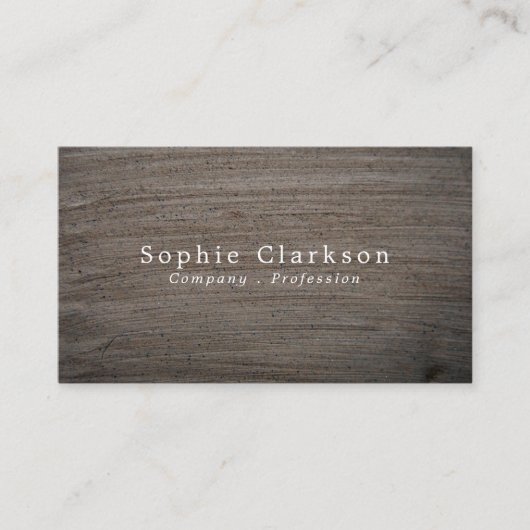 Clay-effect, Rustic Visitekaartje (Voorkant)