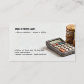 Clay Finance: Calculating Success Visitekaartje (Achterkant)