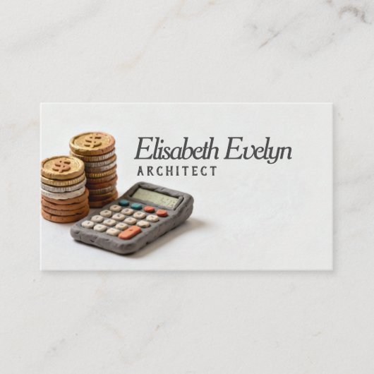Clay Finance: Calculating Success Visitekaartje (Voorkant)