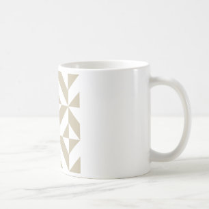 Clay Geometric Deco Cube Patroon Koffiemok