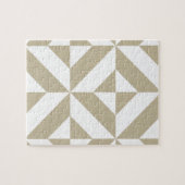 Clay Geometric Deco Cube Patroon Legpuzzel (Horizontaal)