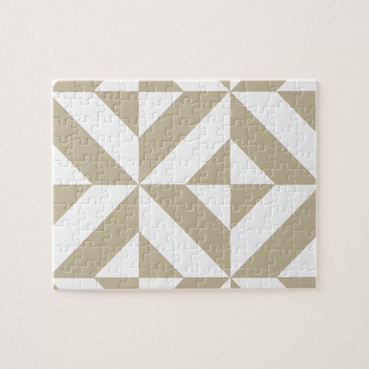 Clay Geometric Deco Cube Patroon Legpuzzel (Horizontaal)