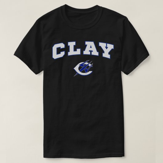 Clay High School Blue Devils T-shirt (Design voorkant)