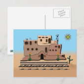 Clay House Briefkaart (Voorkant / Achterkant)