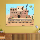 Clay House Canvas Afdruk (Insitu (Woonkamer))