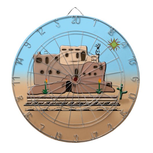 Clay House Dartbord (Voorkant)