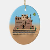 Clay House Keramisch Ornament (Rechts)