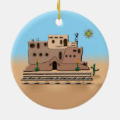 Clay House Keramisch Ornament (Achterkant)