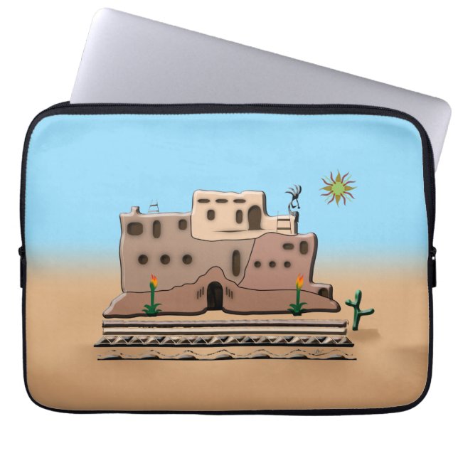 Clay House Laptop Sleeve (Voorkant)