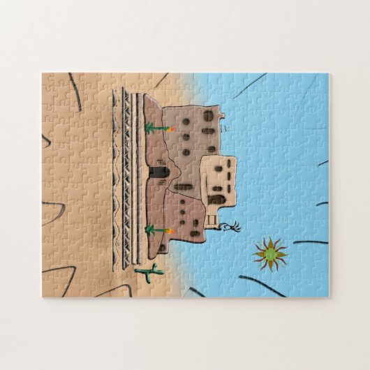 Clay House Legpuzzel (Horizontaal)