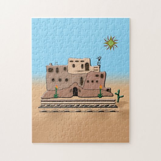 Clay House Legpuzzel (Verticaal)