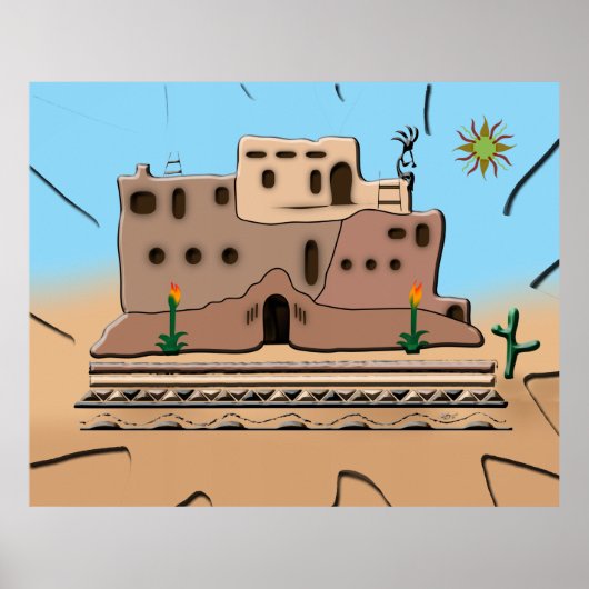 Clay House Poster (Voorkant)