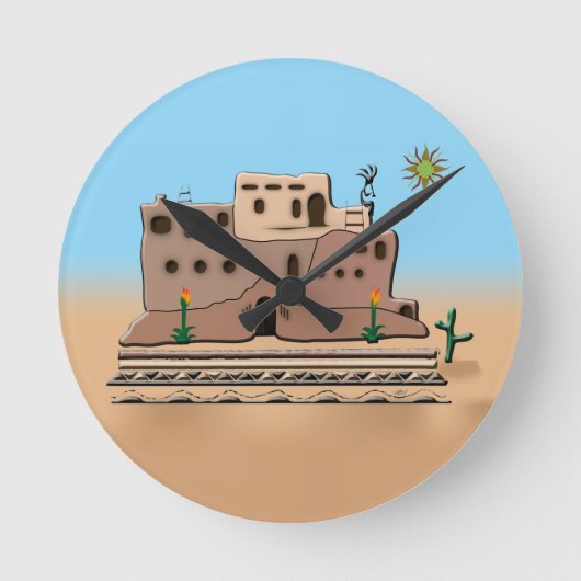 Clay House Ronde Klok (Voorkant)