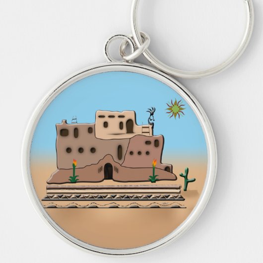 Clay House Sleutelhanger (Voorkant)