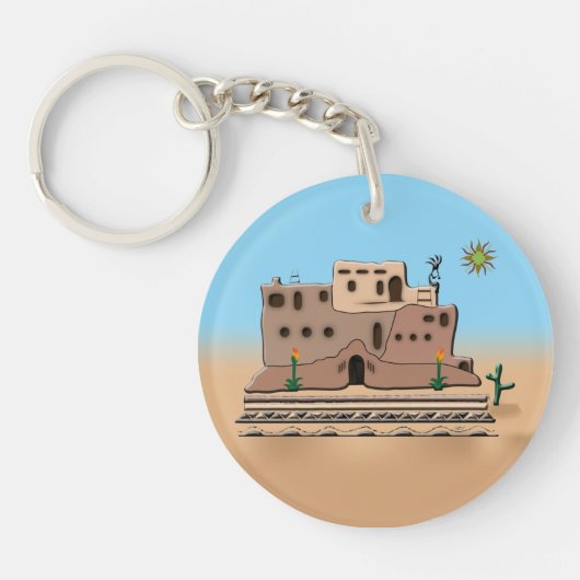 Clay House Sleutelhanger (Voorkant)