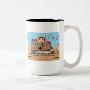 Clay House Tweekleurige Koffiemok