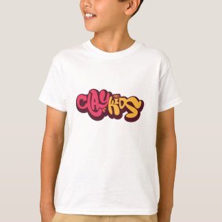 Clay Kids - Logo camiseta blanca T-shirt