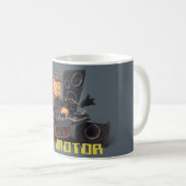 Clay Kids - Taza Motor gris Koffiemok (Voorkant rechts)