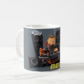 Clay Kids - Taza Motor gris Koffiemok (Voorkant links)