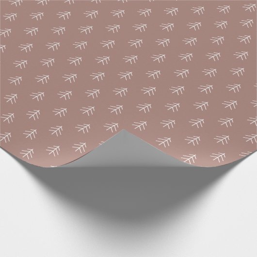 Clay | Modern Trees Pattern Cadeaupapier (Hoek)