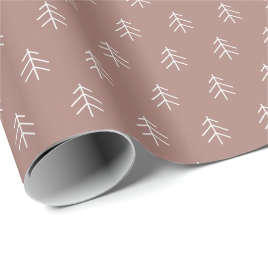 Clay | Modern Trees Pattern Cadeaupapier (Rol Hoek)