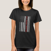 Clay Pigeon Shooting American Flag 4 juli Tan T-shirt (Voorkant)