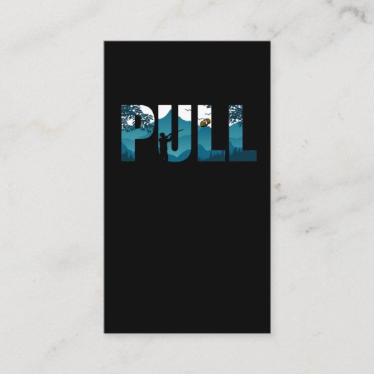 Clay Pigeons Shooter Visitekaartje (Voorkant)