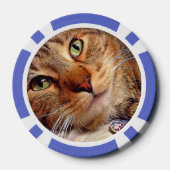Clay Poker Chips - "Green Eyed Kat" van SnapDaddy (Achterkant)