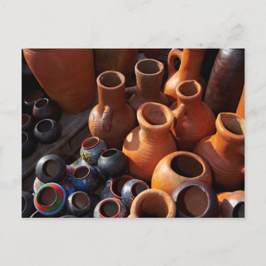 Clay Pots, Hazyview, Mpumalanga, Zuid-Afrika Briefkaart (Voorkant)