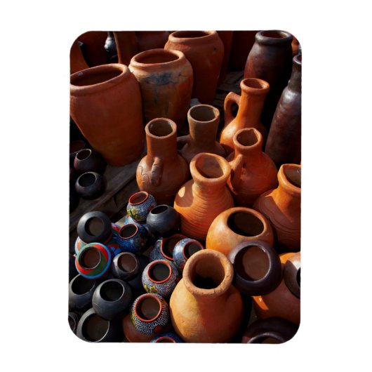 Clay Pots, Hazyview, Mpumalanga, Zuid-Afrika Magneet (Verticaal)