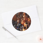 Clay Pots, Hazyview, Mpumalanga, Zuid-Afrika Ronde Sticker (Envelop)