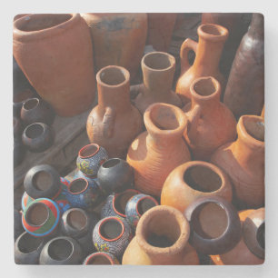 Clay Pots, Hazyview, Mpumalanga, Zuid-Afrika Stenen Onderzetter
