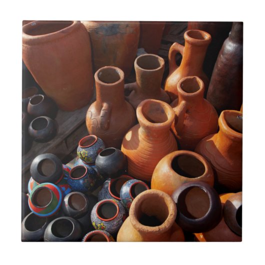Clay Pots, Hazyview, Mpumalanga, Zuid-Afrika Tegeltje (Voorkant)