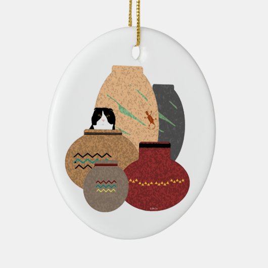 Clay Pots Ornament (Rechts)