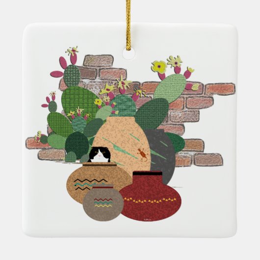 Clay Pots Ornament (Achterkant)