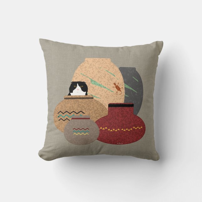 Clay Pots Pillow Kussen (Voorkant)