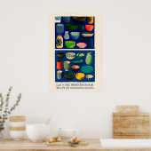 Clay & Pots Poster Midcentury Ceramic Art Print – (Keuken)