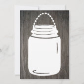 Clay Rustic Mason Jar 18th Birthday Kaart (Achterkant)