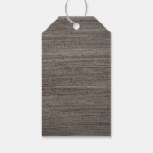 Clay Safari Giraffe, rustieke bruiloft Cadeaulabel (Achterkant)