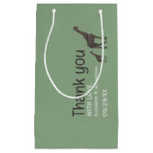 Clay Safari Giraffe, rustieke bruiloft dank u Klein Cadeauzakje (Voorkant)