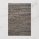 Clay Safari Giraffe, rustieke bruiloft detail Informatiekaartje (Achterkant)