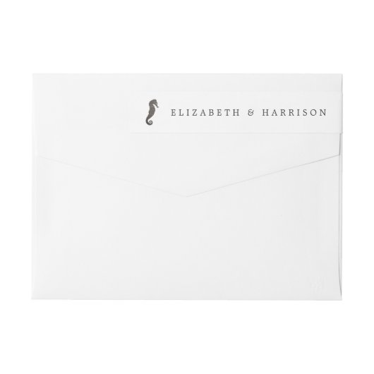 Clay Seahorse Beach Wedding (Achterkant)