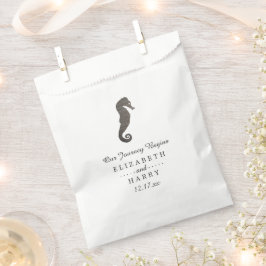 Clay Seahorse Beach Wedding Bedankzakje