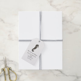 Clay Seahorse Beach Wedding Cadeaulabel