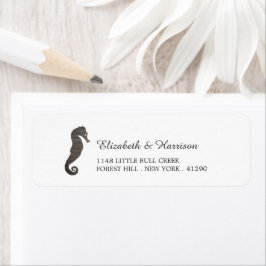 Clay Seahorse Beach Wedding Etiket