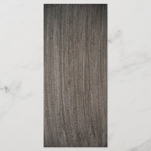 Clay Seahorse Beach Wedding Menu (Achterkant)