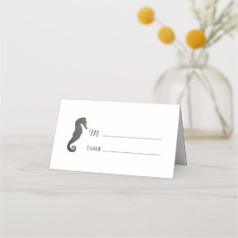 Clay Seahorse Beach Wedding Plaatskaartje