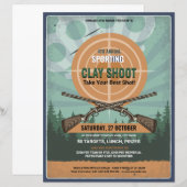 Clay Shoot Voltooiingsflyer (Voorkant / Achterkant)