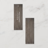 Clay Slab-effect, cadeauLabels Mini Visitekaartje (Voorkant / Achterkant)